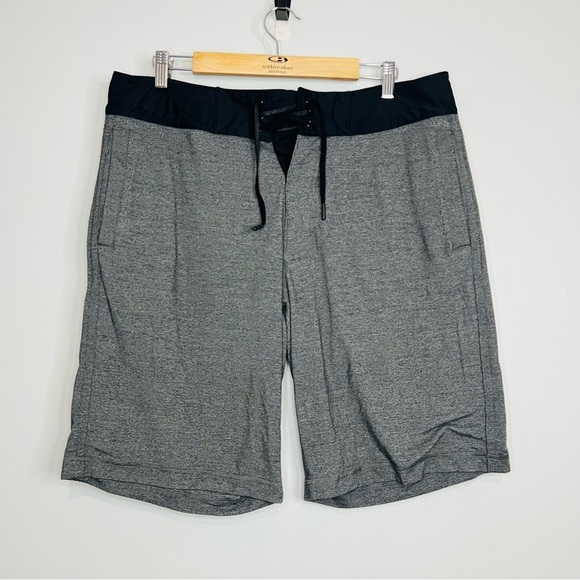 Lululemon Athletica Slate Board Shorts - gray with black waist band - Picture 1 of 5